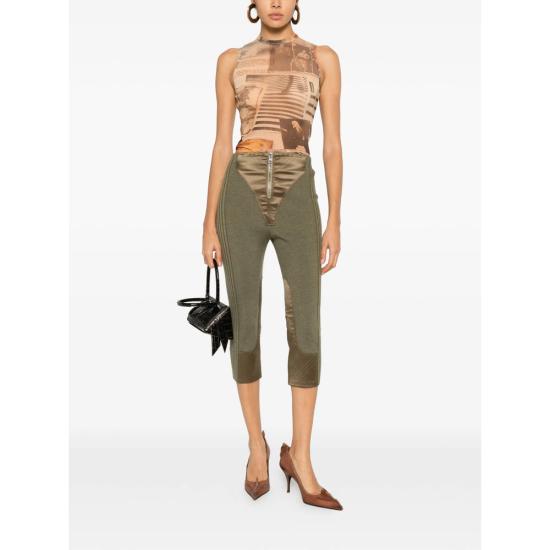 26SS 장 폴 고티에 팬츠 TR053 K024 41 GREEN - JEAN PAUL GAULTIER