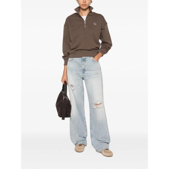 26FW 메종키츠네 스웨터 MW00304KM0341 DKBRO BROWN - MAISON KITSUNE