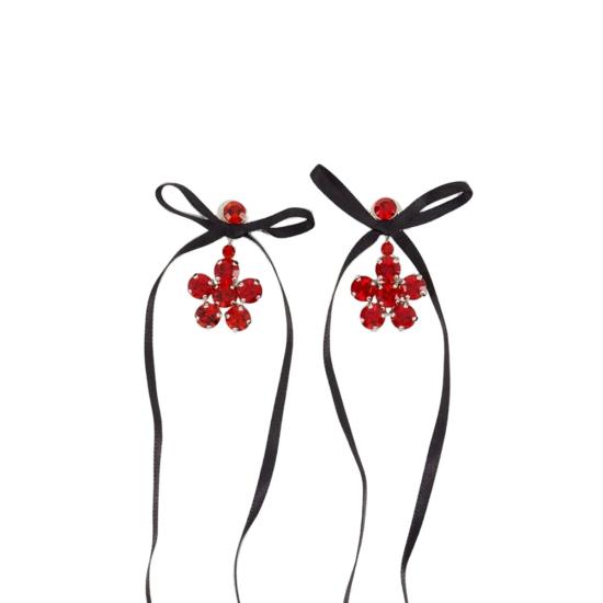 26FW 시몬로샤 이어링 ERG611B 0907 REDBK SILVER - SIMONE ROCHA