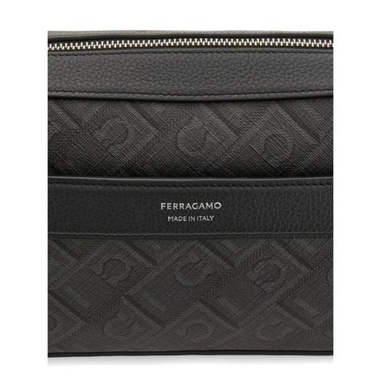 26SS 살바토레 페라가모 크로스백 241658 0779690 GRIGI BLACK - SALVATORE FERRAGAMO