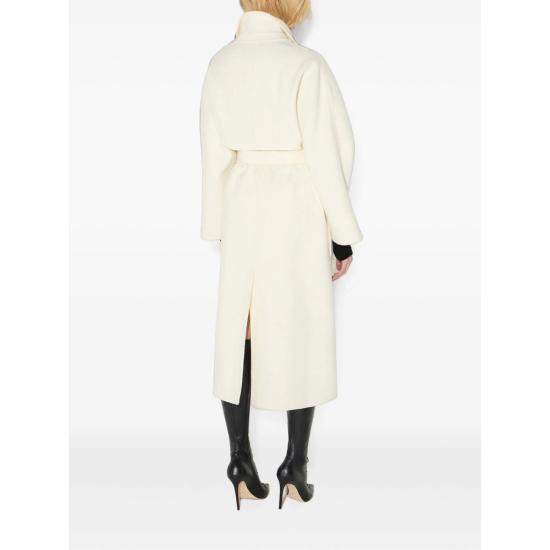 26FW 엘리자베타프랜치 코트 CP01D66E2 193 WHITE - ELISABETTA FRANCHI