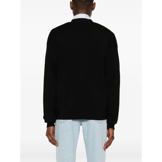 26FW 드롤드무슈 니트웨어 PERM CA123 WO007 BLACK - DROLE DE MONSIEUR