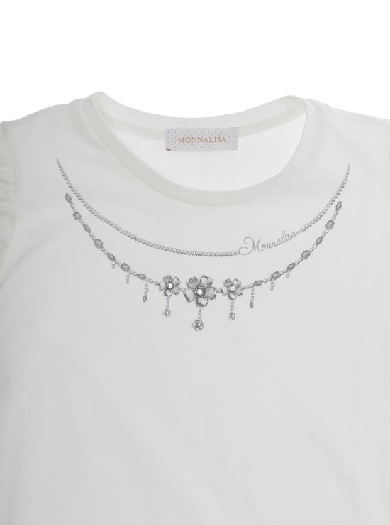 26FW 모나리자 폴로 티셔츠 71H6078201 WHITE - MONNALISA