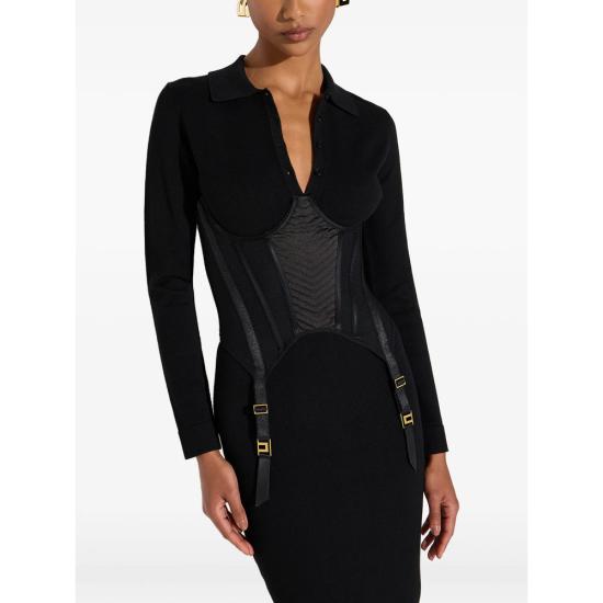 26FW 엘리자베타프랜치 원피스 AM22S67E2 110 BLACK - ELISABETTA FRANCHI