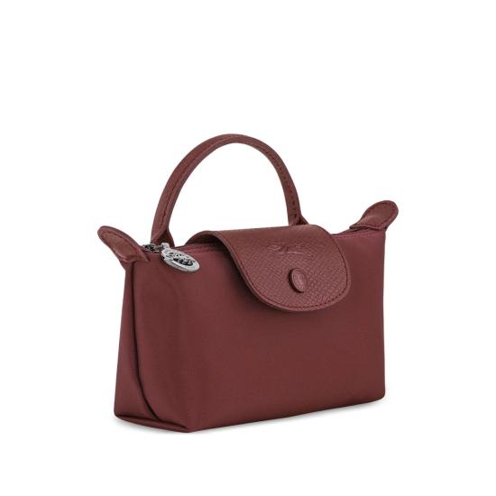 26FW 롱샴 르 플리아쥬 원 캔버스 파우치 34175979 P87 RED - LONGCHAMP