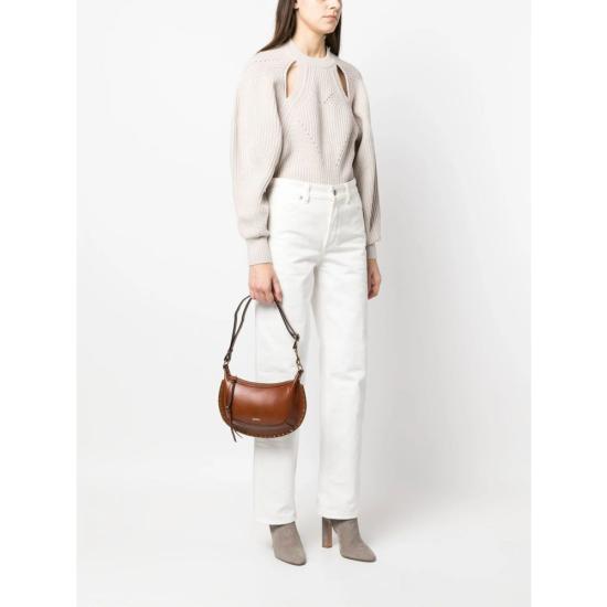 26FW 이자벨마랑 오스칸 문 숄더백 A1C01M PP0003FA 50CO BROWN - ISABEL MARANT