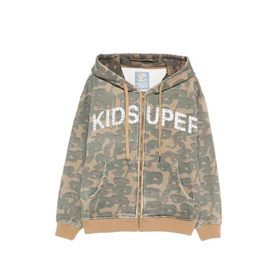 26SS 키드슈퍼 후드 티셔츠 HD 01 DKGRE GREEN