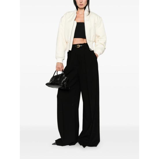 26SS 발렌시아가 크롭 봄버 자켓 872303 TTO29 9002 WHITE - BALENCIAGA