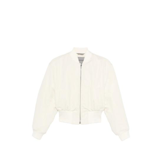 26SS 발렌시아가 크롭 봄버 자켓 872303 TTO29 9002 WHITE