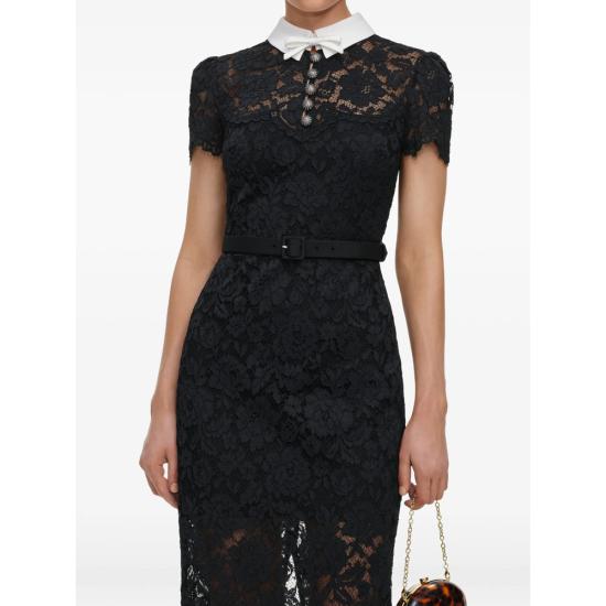 26FW 셀프 포트레이트 원피스 AW26 019MA B BLACK - SELF PORTRAIT