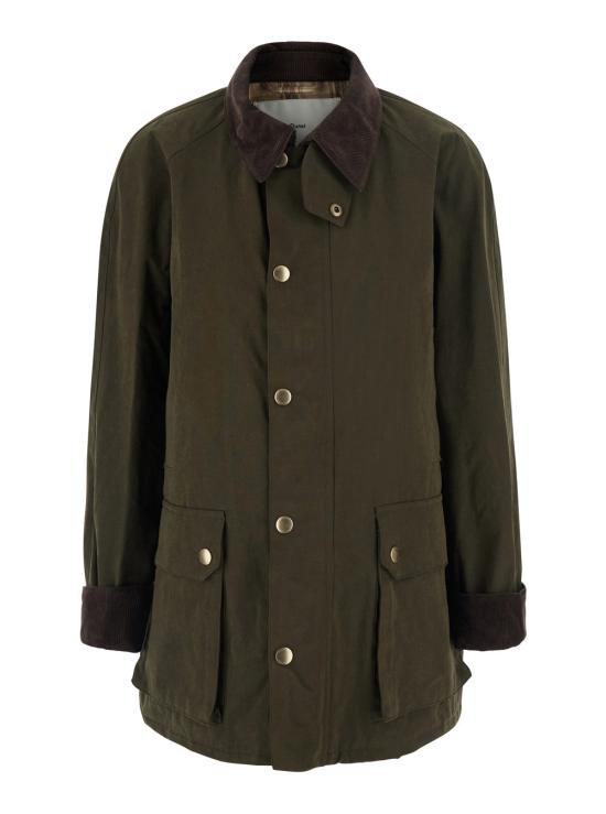 26FW 던스트 코트 UDJU6C111K2 GREEN