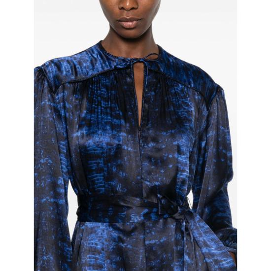 26FW 이자벨마랑 원피스 D4J12I RO1228FA 30MI BLUE - ISABEL MARANT