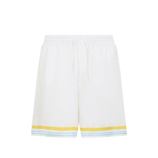 26SS 카사블랑카 숏팬츠 SS26 TR 399 09 FLOWE WHITE