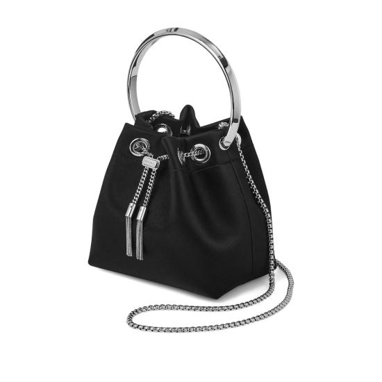 26FW 지미추 토트백 BON BON FUQ BKSIL BLACK - JIMMY CHOO