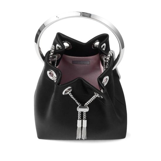 26FW 지미추 토트백 BON BON FUQ BKSIL BLACK - JIMMY CHOO