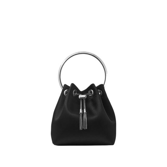 26FW 지미추 토트백 BON BON FUQ BKSIL BLACK