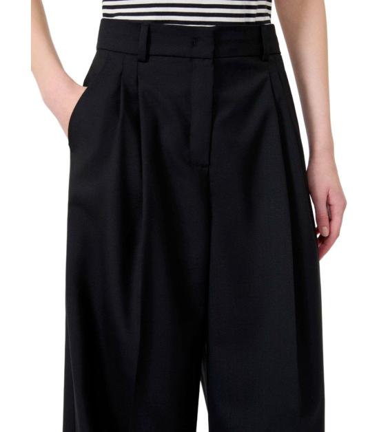 26FW 위켄드막스마라 팬츠 2625136051600 002 38 Black - WEEKEND MAX MARA