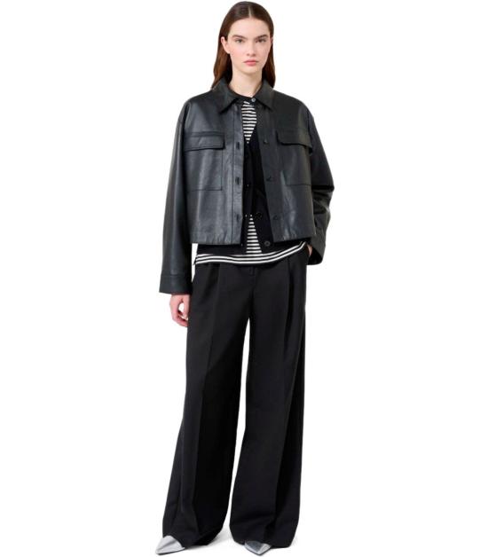 26FW 위켄드막스마라 팬츠 2625136051600 002 38 Black - WEEKEND MAX MARA