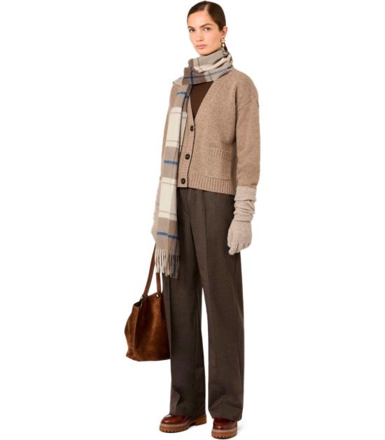 26FW 위켄드막스마라 팬츠 2625136052600 002 38 Brown - WEEKEND MAX MARA