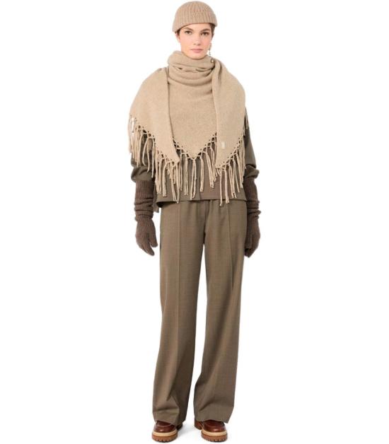 26FW 위켄드막스마라 팬츠 2625136052600 001 36 Brown - WEEKEND MAX MARA