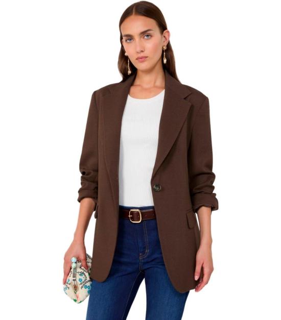 26FW 위켄드막스마라 자켓 2625046031600 001 40 Brown - WEEKEND MAX MARA