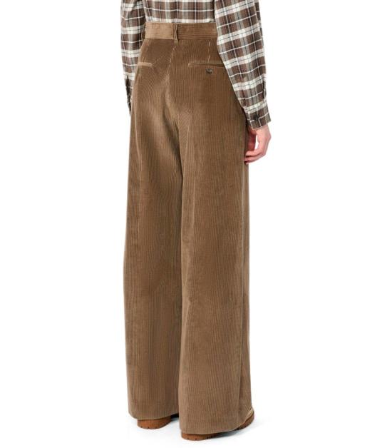 26FW 위켄드막스마라 팬츠 2625136012600 023 38 Brown - WEEKEND MAX MARA
