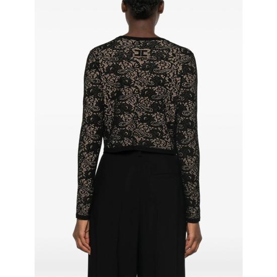 26FW 엘리자베타프랜치 스웨터 MK29Q66E2 FR9 BLACK - ELISABETTA FRANCHI