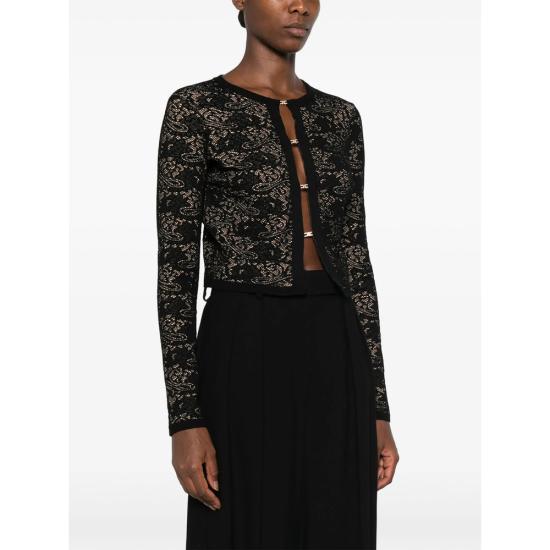 26FW 엘리자베타프랜치 스웨터 MK29Q66E2 FR9 BLACK - ELISABETTA FRANCHI