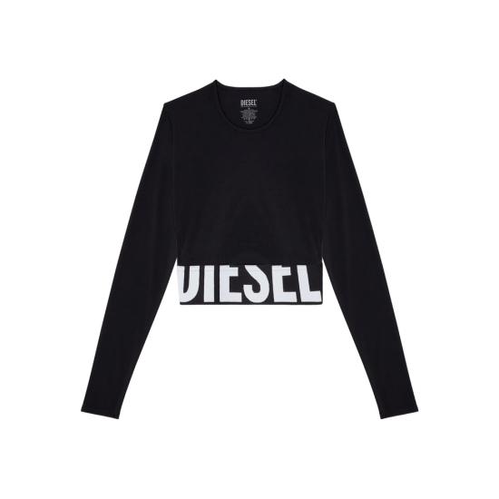 26FW 디젤 폴로 티셔츠 A18281 0PLAR 9XX BLACK