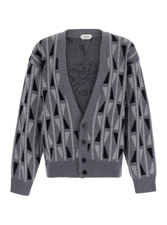 26FW 베르사체 가디건 1026820 GRAY