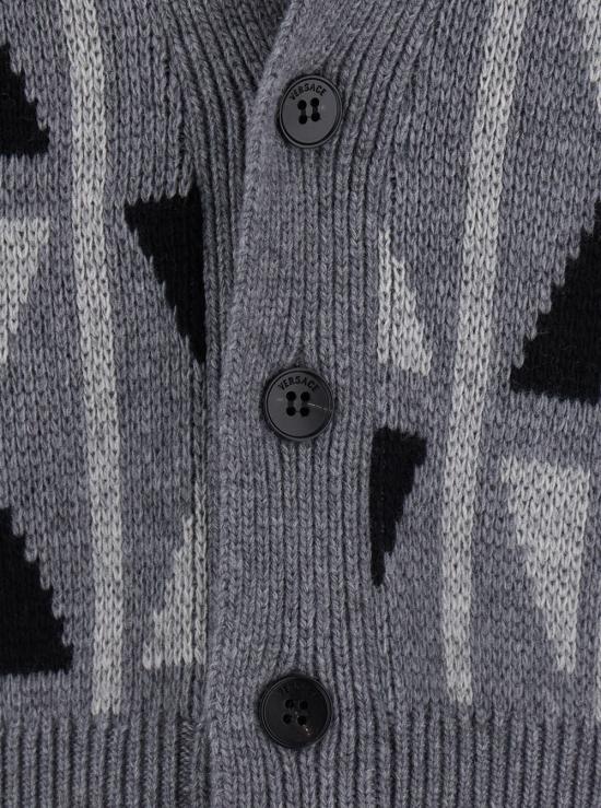 26FW 베르사체 가디건 1026820 GRAY - VERSACE
