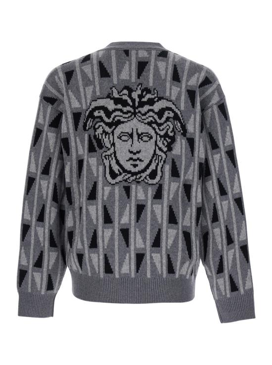 26FW 베르사체 가디건 1026820 GRAY - VERSACE