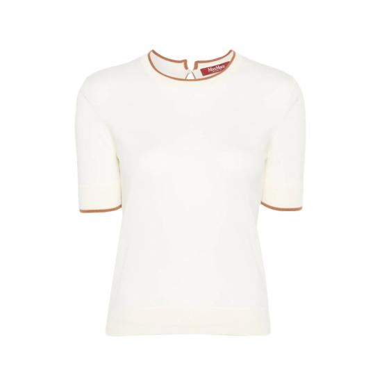 26FW 막스마라 스튜디오 탑 MSTAGENDA 006F 012 WHITE