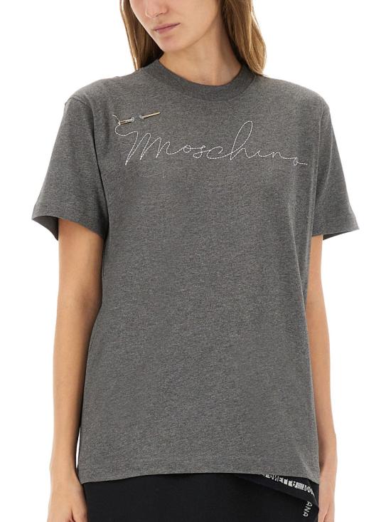 25FW 모스키노 탑 07105441 1499 GRAY - MOSCHINO