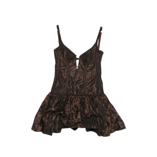 26FW 마리아루시아호한 원피스 AYNA BITCH BROWN