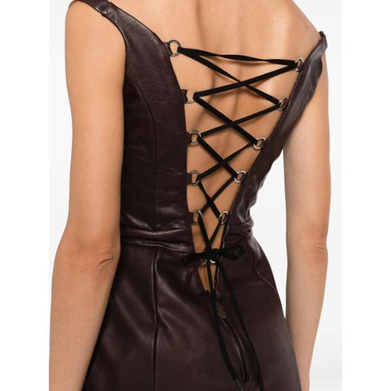 26FW 마리아루시아호한 원피스 RIKA TRUFF BROWN - MARIA LUCIA HOHAN
