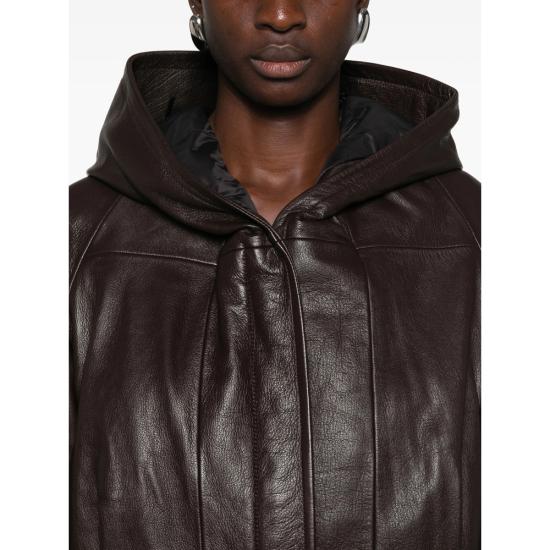 26FW 스포트막스 가죽 자켓 SPXKABALA 057F 001 BROWN - SPORTMAX