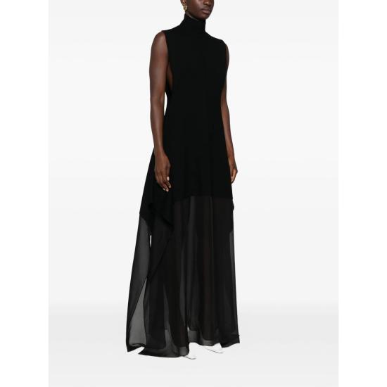 26FW 스포트막스 원피스 SPSOTRE 027F 004 BLACK - SPORTMAX