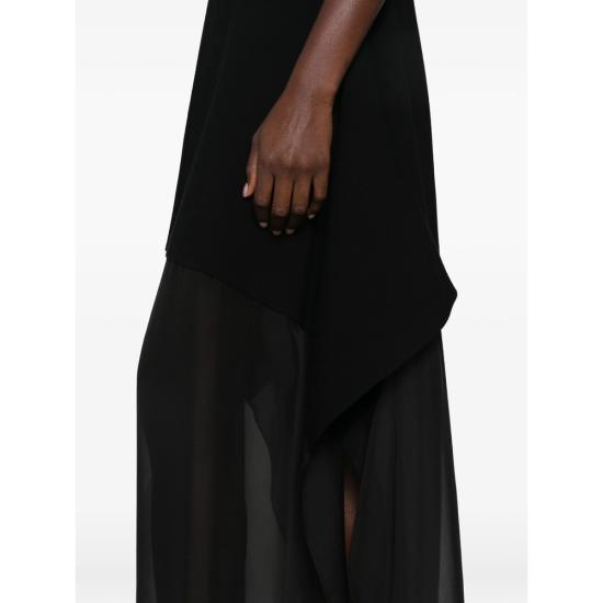 26FW 스포트막스 원피스 SPSOTRE 027F 004 BLACK - SPORTMAX