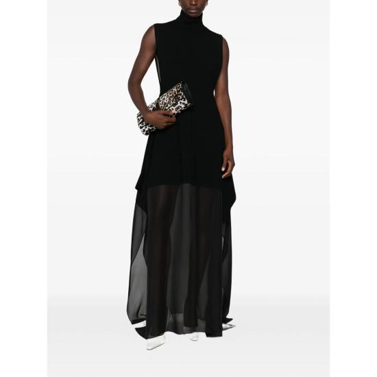 26FW 스포트막스 원피스 SPSOTRE 027F 004 BLACK - SPORTMAX