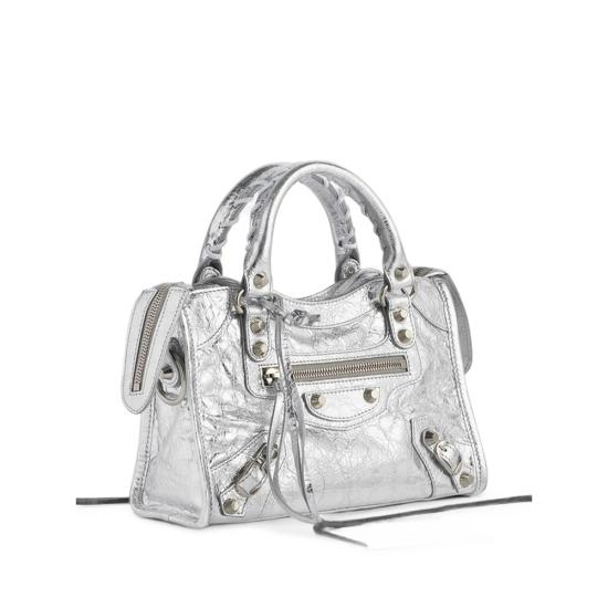 26FW 발렌시아가 르 시티 백 미니 865763 2AB4V 8122 SILVER - BALENCIAGA