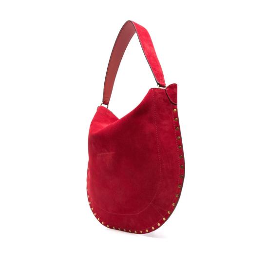 26FW 이자벨마랑 오스칸 소프트 숄더백 B2C03M PP0200FA 70SR RED - ISABEL MARANT