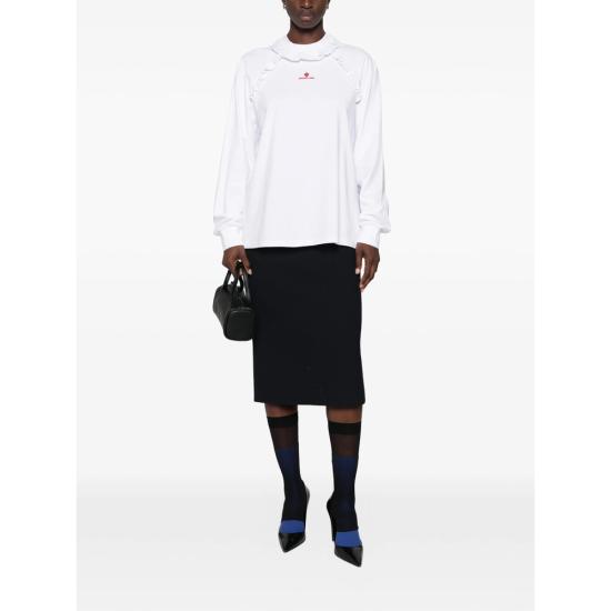26FW 슈슈/통 탑 MWDFTO14 COT001 WH100 WHITE - SHUSHU/TONG