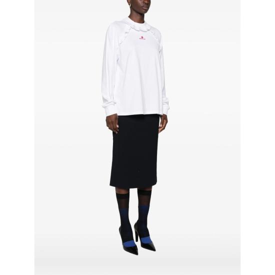 26FW 슈슈/통 탑 MWDFTO14 COT001 WH100 WHITE - SHUSHU/TONG