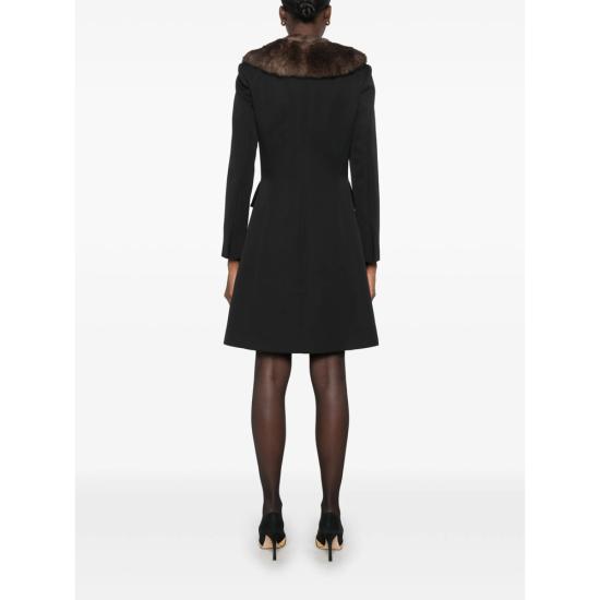 26FW 발렌티노 가라바니 코트 9B3CA8E088J 0NO BLACK - VALENTINO GARAVANI