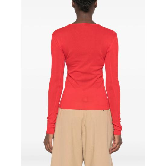 26FW 쉐르 스웨터 TSH1238 LESTER ROUGE RED - SOEUR
