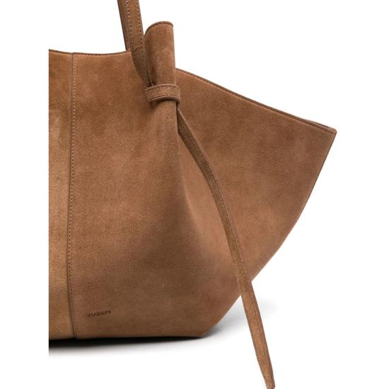 26FW 유제피 숄더백 LARGE MOCHI SUEDE COGNA BROWN - YUZEFI