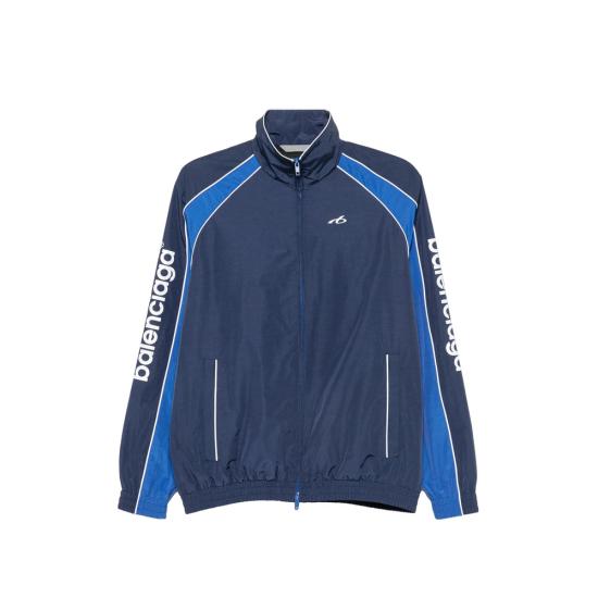 26FW 발렌시아가 루프 스포츠 아이콘 트랙수트 자켓 A0029G TPQ38 6641 BLUE