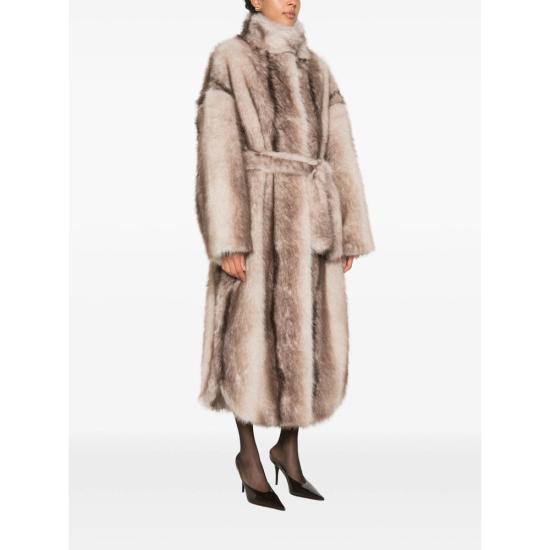 26FW 더프랭키샵 코트 RAVELLO GREY NEUTRALS - THE FRANKIE SHOP