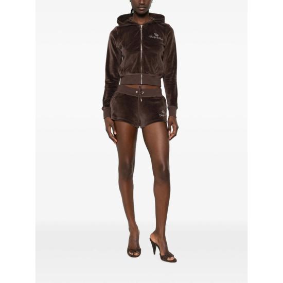 26FW 스포티앤리치 폴로 티셔츠 CA046716689BR CHOCO BROWN - SPORTY & RICH